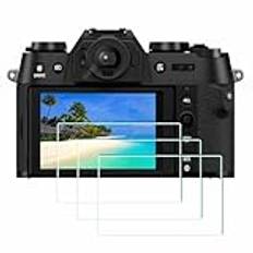 ULBTER skärmskydd för Fujifilm X-T50 Fuji XT50 kamera härdat glas 0,3 mm 9H hårdhet anti-skrapa anti-fingeravtryck anti-bubbla anti-damm [3-pack]