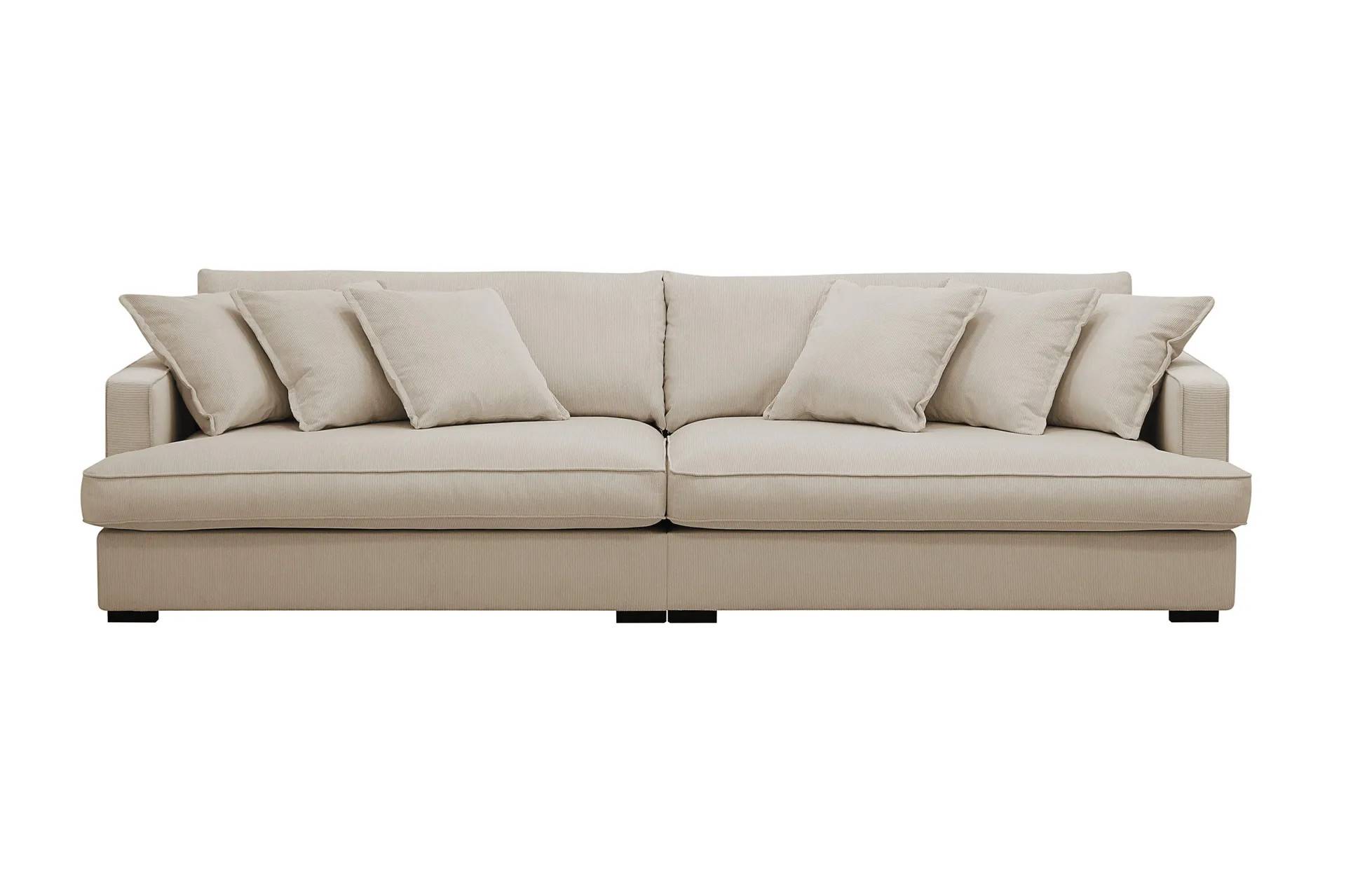 Rossita Lyx 3,5-sits Extra djup Soffa i Manchester - Greige 4 sits soffa Beige Scandinavian Choice