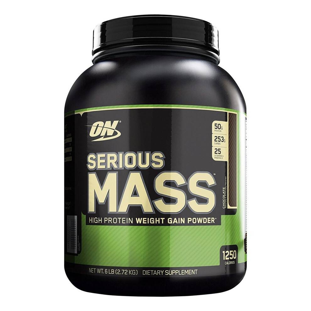 Optimum Nutrition, Serious Mass, Chocolate, 6 lb (2,72 kg)