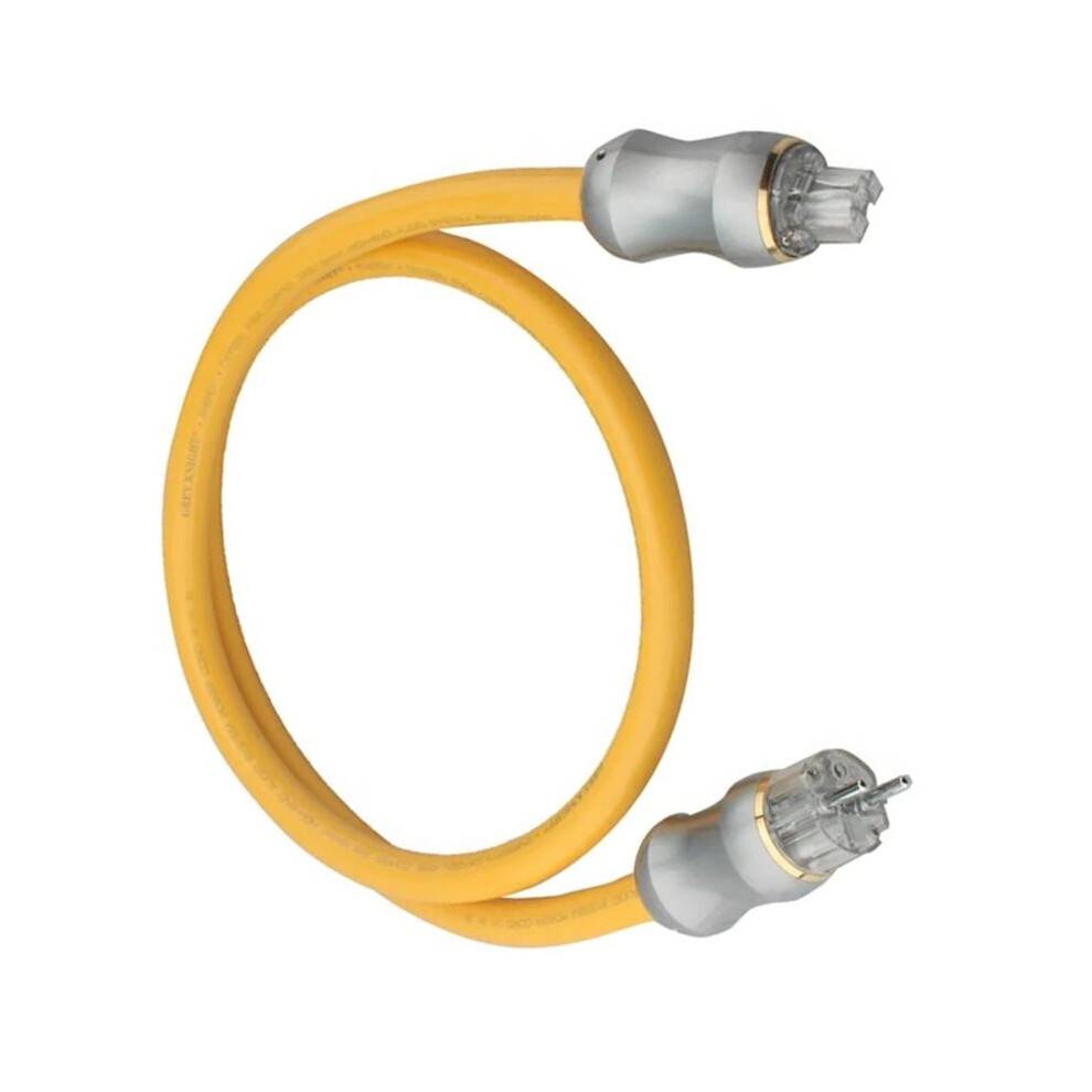 1.5M Audiophile HiFi Audio Power Cable -156'C Freezing US & EU Plug for DVD CD Amplifier Power Hi‑Fi System Cord EU
