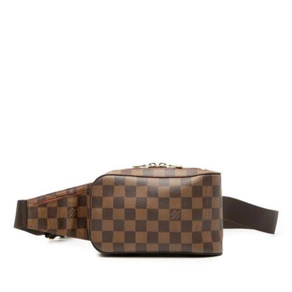 Louis Vuitton Vintage Pre-owned Geronimos Skuldertaske - Vintage - Dame - Brun - ONE SIZE - Uld