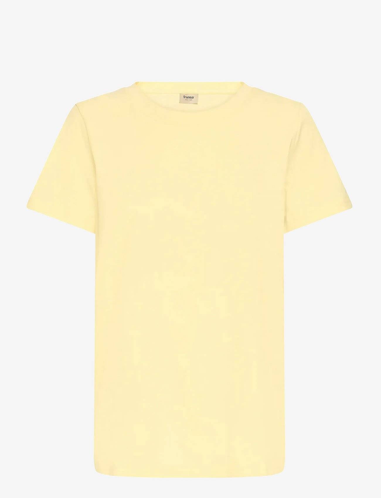 Fransa Frzashoulder Tee 1 - Yellow - XS