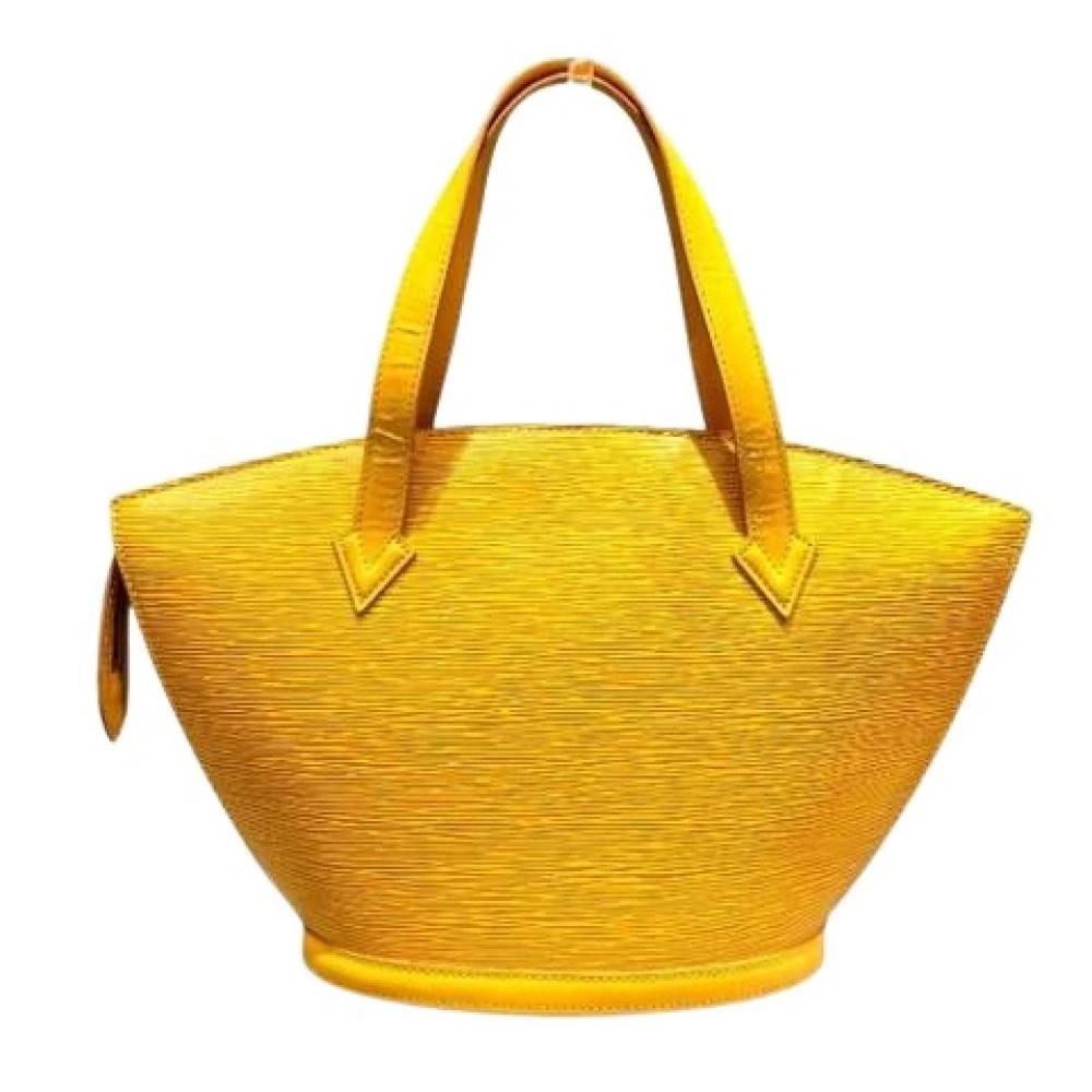 Louis Vuitton Vintage Pre-owned Vintage Håndtaske - Vintage - Dame - Gul - ONE SIZE - Læder