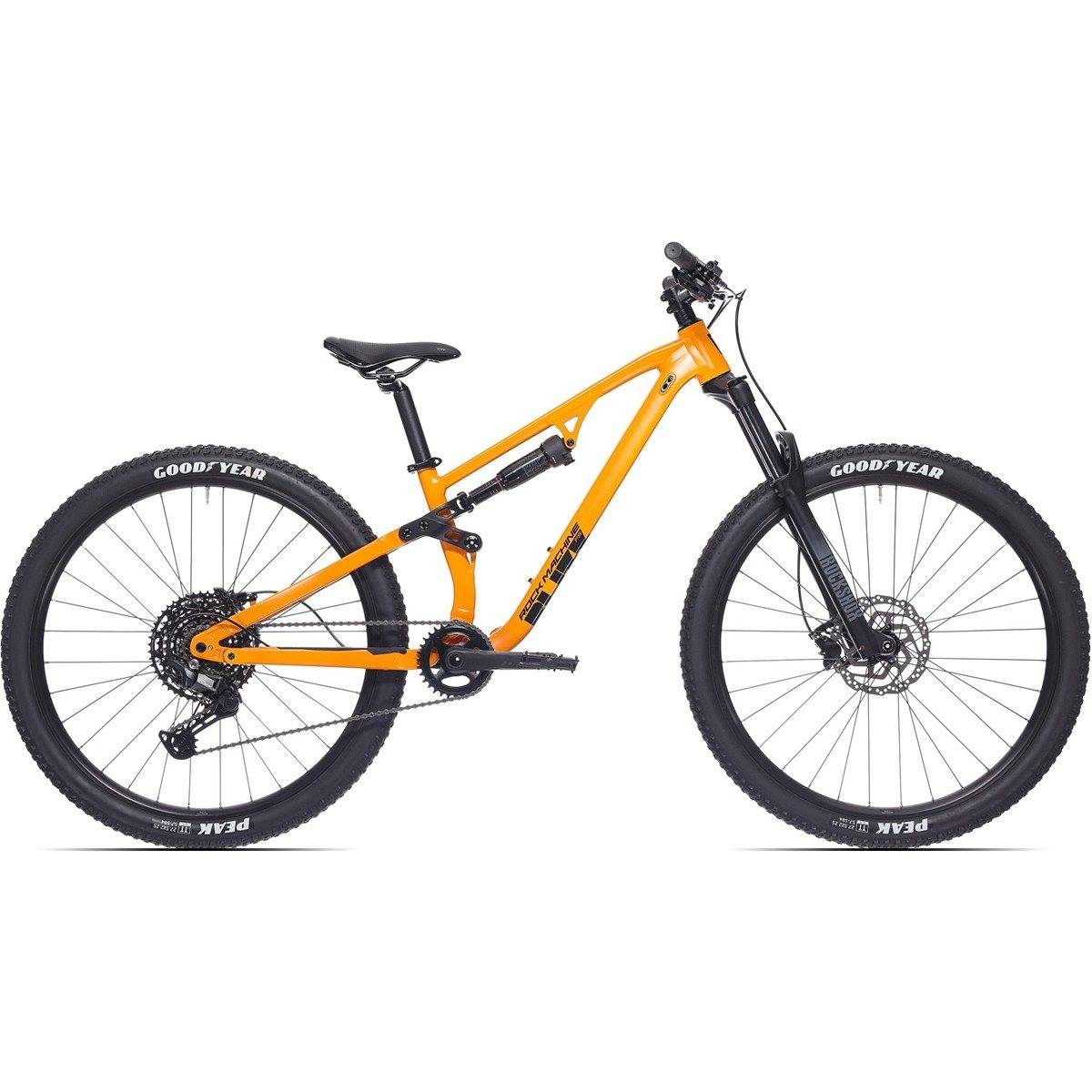 Heldämpad MTB Rock Machine Blizz 27 FS 30 Matte Lava Orange (XS)