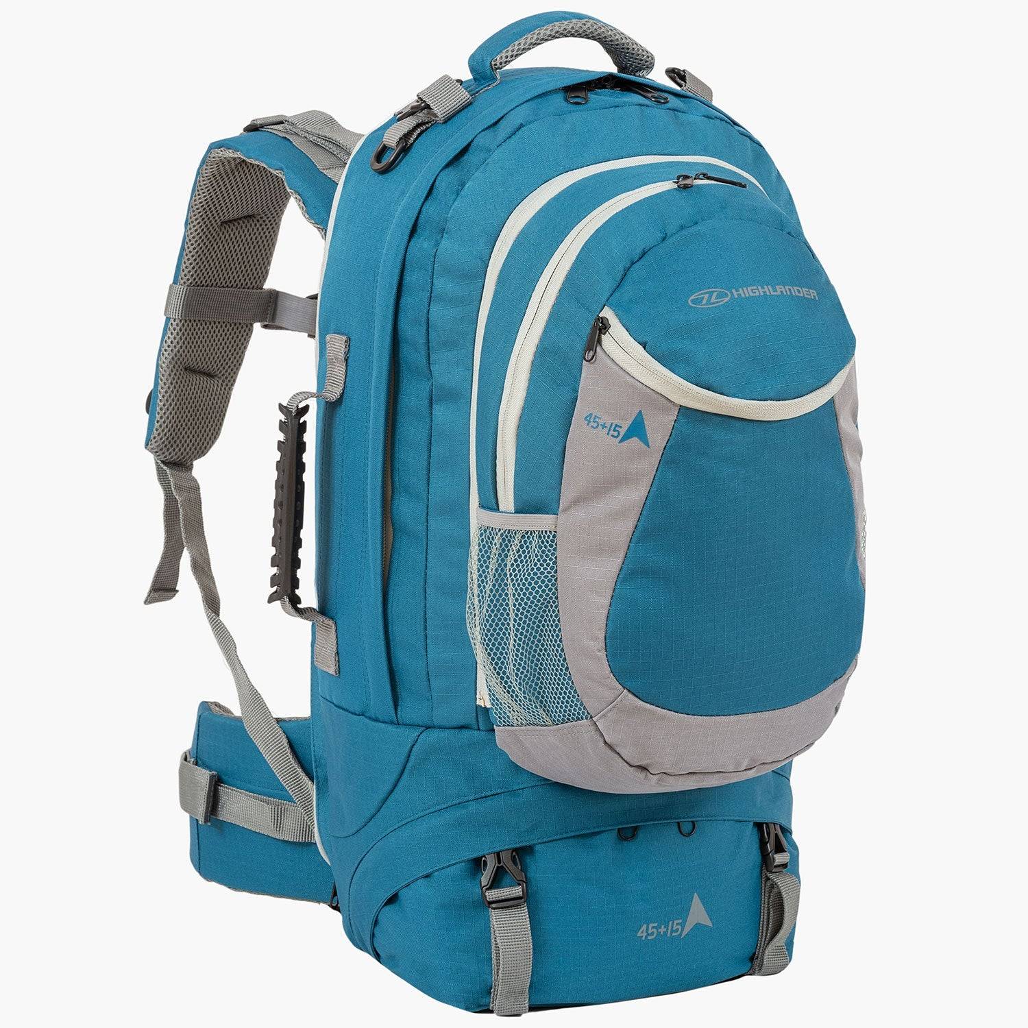Highlander - X-PLORER Rygsæk, 45+15L - Teal