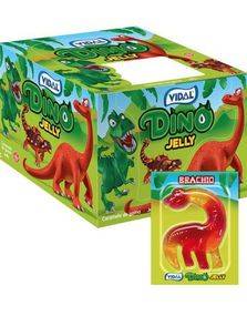 66 stk Vidal Dino Jelly / Gelegodis - Hel Låda