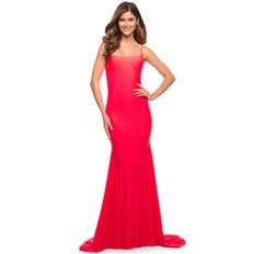 La Femme 30682 - Neon Trumpet Evening Dress