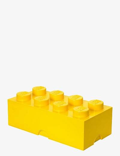 LEGO STORAGE LEGO STORAGE BRICK 8 - Yellow - LEGO® leksaker - YELLOW / yellow