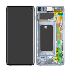 Samsung Galaxy S10 Skärm med LCD Display - Blå