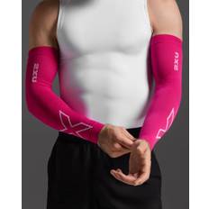Flex Compression Arm Sleeves - Hot Pink/Pink / S