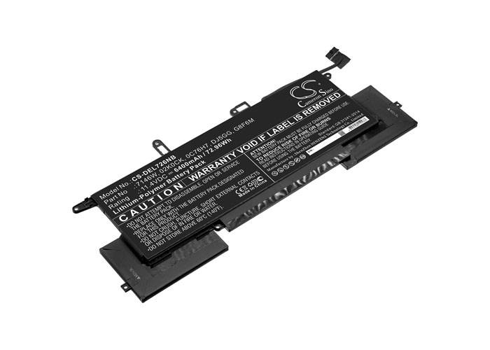 Batteri till Dell Latitude 7400 2-in-1 mfl - 6.400 mAh