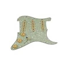 gitarr pickguard pickup set Pickuper Gitarr 5 Pickuper SSS Single Coils Pickuper Laddade Pickup/Gula Pickup Covers Set(11)