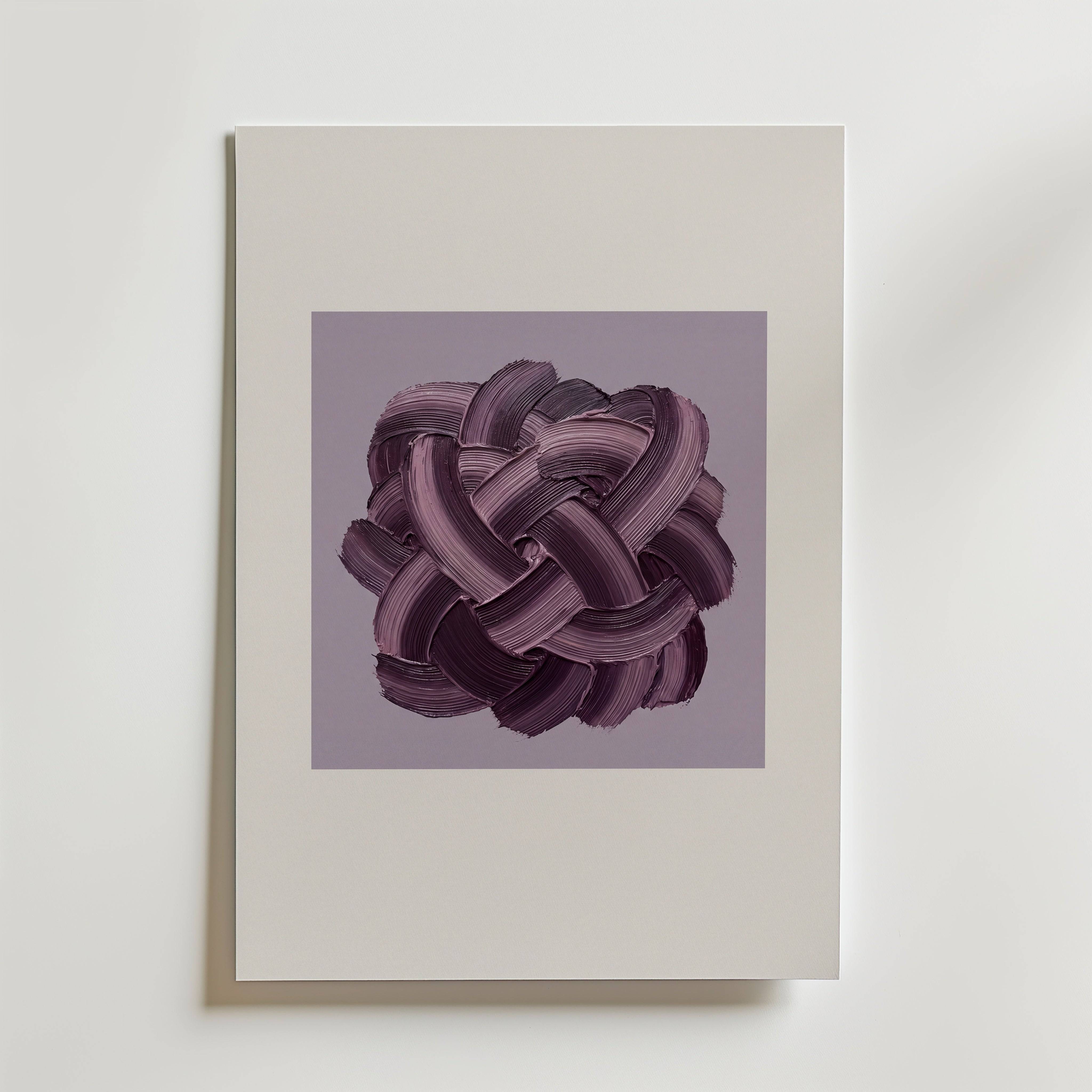 Plum Knot Poster - Fine Art Poster 70x100 cm Utan passepartout
