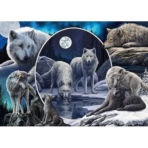 1000 bitar - Lisa Parker, Magnificent wolves