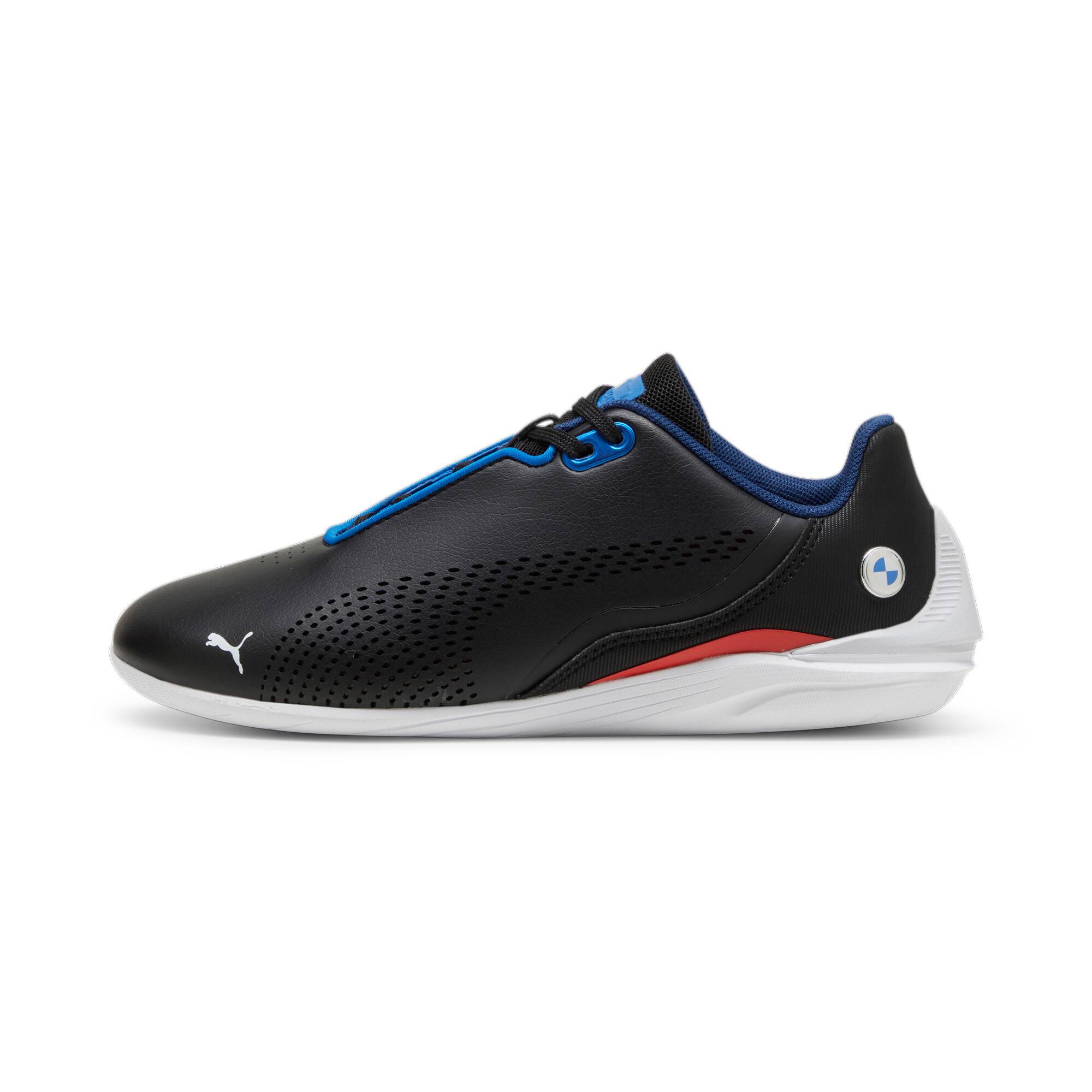 PUMA BMW M Motorsport Drift Cat Decima Motorsport Shoes Youth, Shoes, Black/Pop Red/Pro Blue, 37