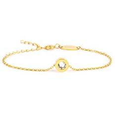 Blomdahl - Grand Bezel Crystal Silver 8mm