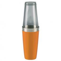 Bostonshaker Orange gummi / stål 83 cl