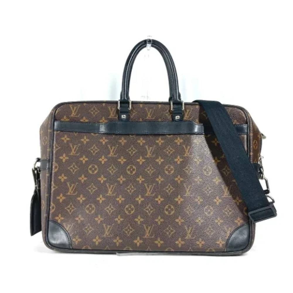 Louis Vuitton Vintage Pre-owned Vintage Skuldertaske - Vintage - Herre - Brun - ONE SIZE - Uld