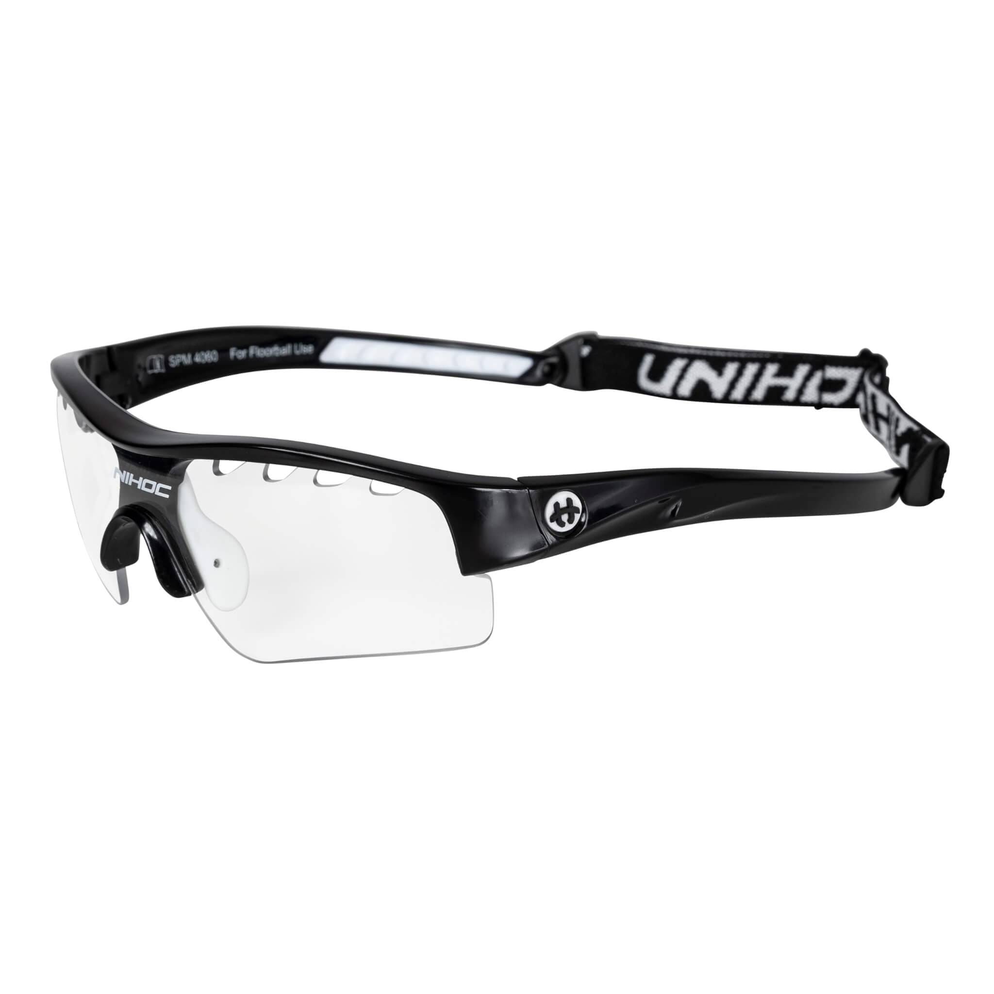 Unihoc Innebandyglasögon VICTORY JR Black/White
