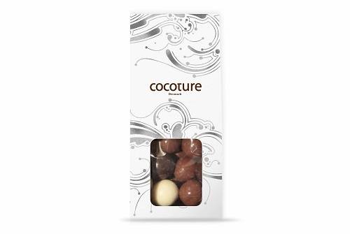 Cocoture - 90g Hasselnøddemix I rød Dragébox.