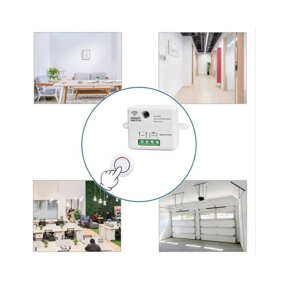 433Mhz Wireless Light 220V RF Relay Receiver Transmitter for Remote Control Lamp LED Fan