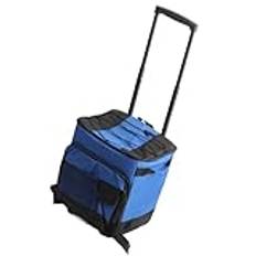 Rolling Cooler 35L Ox Cloth Aluminiumfolie Läckage Bärbar Rolling Cooler Bag Fiske eller slå på Stranden Vår Rolling Cooler Rolling CoolerRolling Cooler BagSoft Rolling