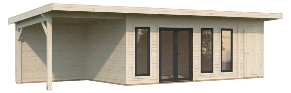 STUGA PALMAKO AURELIA OBEHANDLAD 19,2+7,9M²