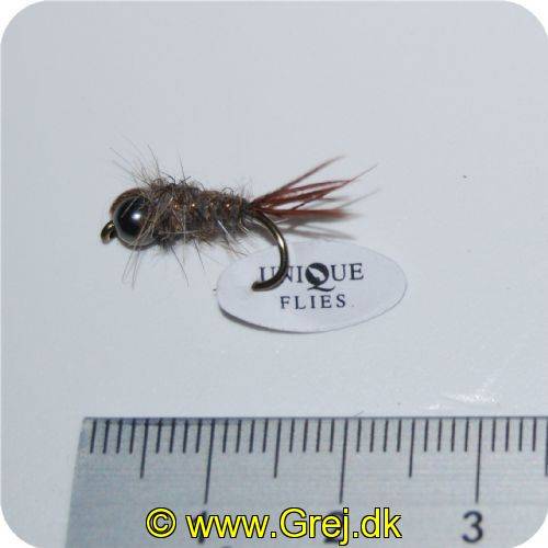 Unique Flies UF Hare Ears Black Bead - krogstr. 10