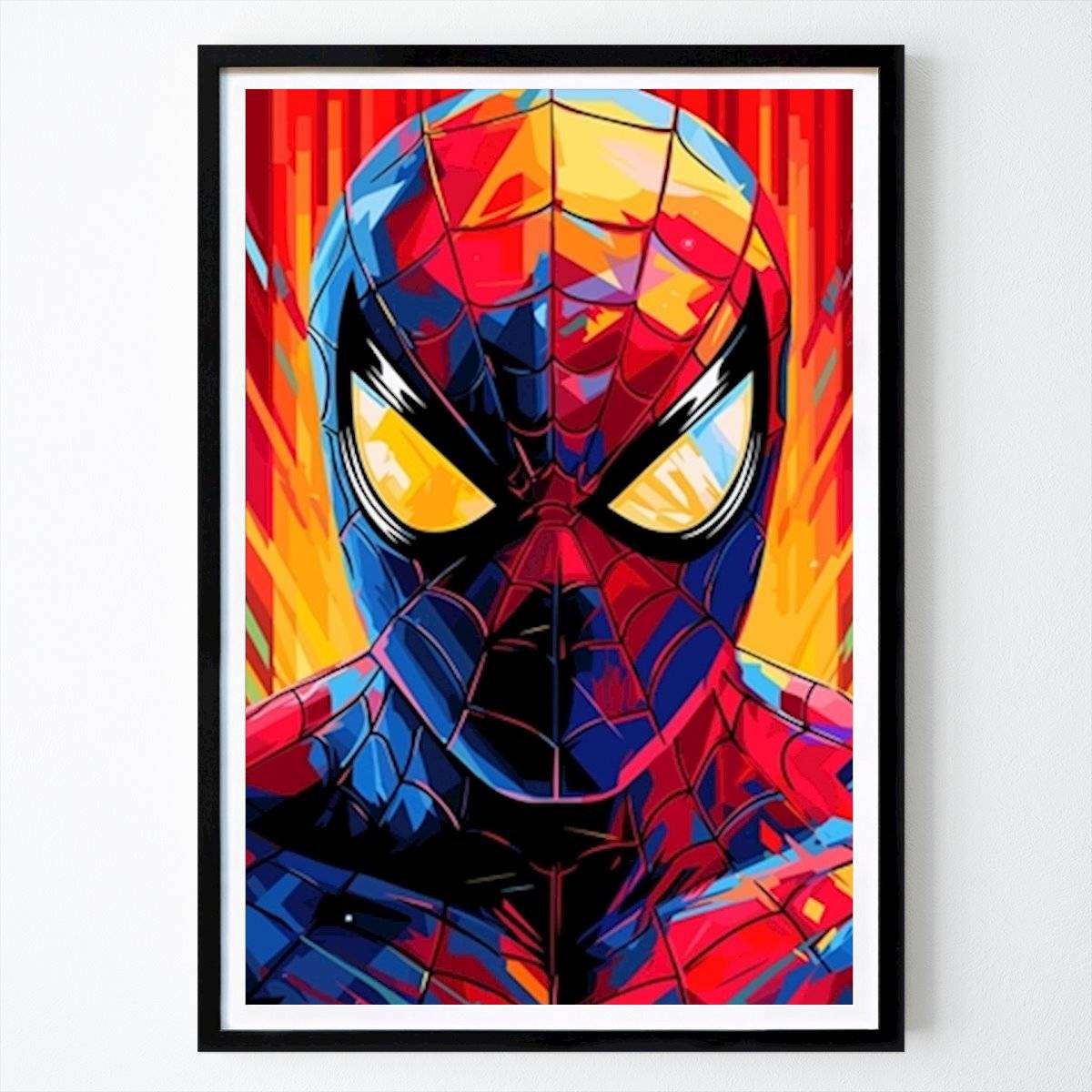 Spiderman Marvel Popkonst - Poster av Qreative - Pop Art