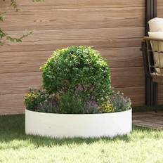 vidaXL Havekrukker 5 pcs Hvid 80 x 80 x 20 cm Stål