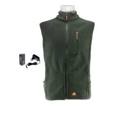 AlpenHeat Fire-Fleece Värmeväst Grön, Str. L
