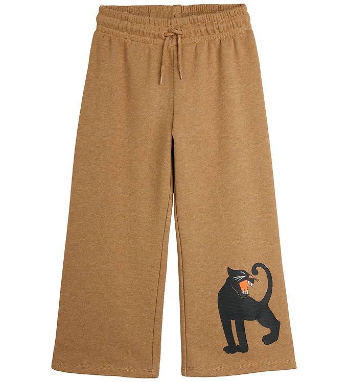 Mini Rodini Sweatpants - Panther - Brun - Mini Rodini - 4-5 år (104-110) - Sweatpants