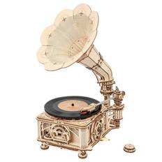3D elektrisk grammofon puslespil fra Rokr™ (LKB01D)