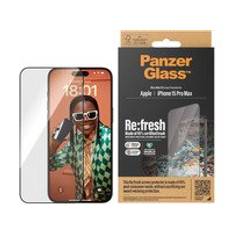 PanzerGlass™ | Ultra-Wide Fit - Skärmskydd för mobiltelefon - Re:fresh | Apple iPhone 15 Pro Max