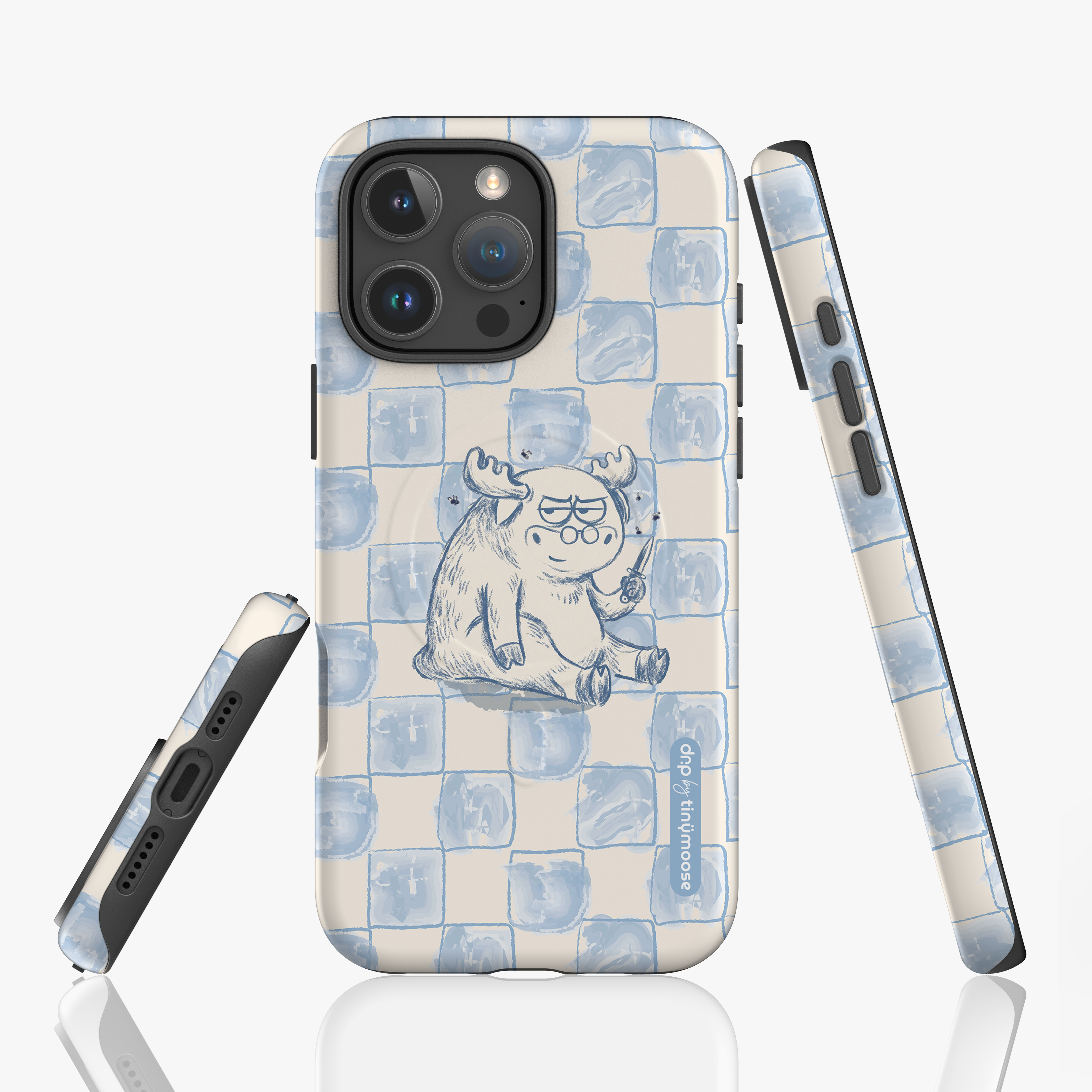 Grumpy Moose Glossy MagSafe Tough Case for iPhone - iPhone 16 Pro Max / Matte