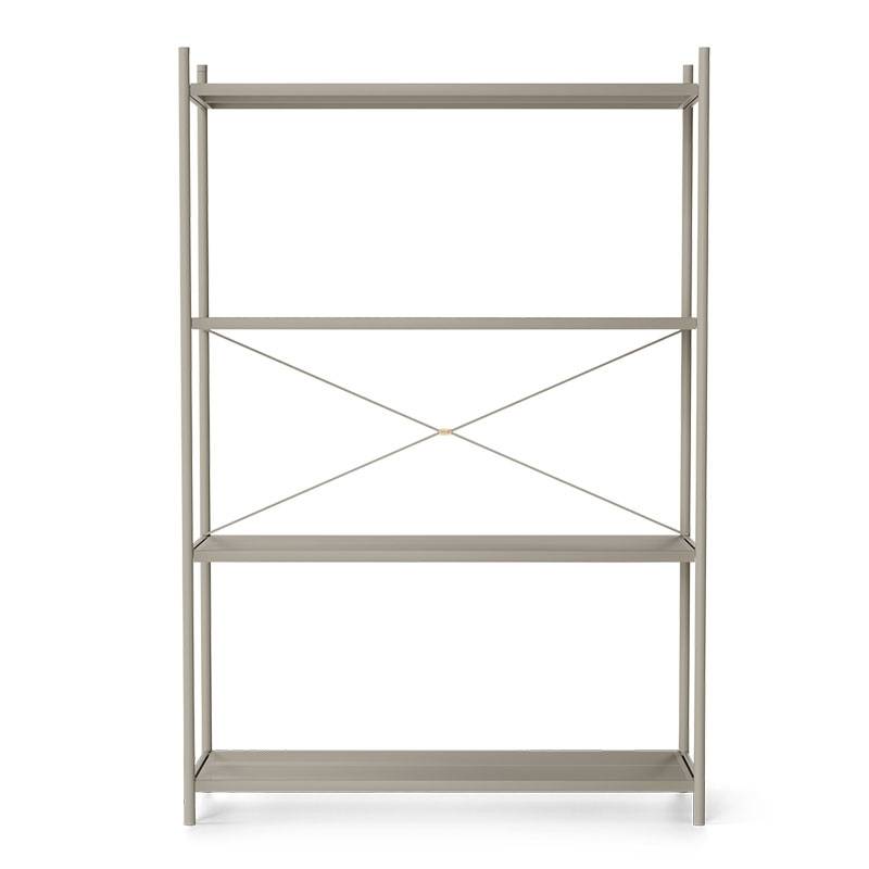 Ferm Living Punctual Reolsystem 4x1 Lysegrå