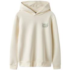 LMTD Hættetrøje - NlnHulp - Antique White/Jolly Green and Black  - LMTD - 11-12 år (146-152) - Hættetrøje