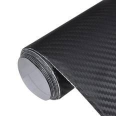 bilfolier 2 stk. 100x150 cm + 50x150 cm 3D sort