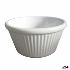 Quid Professionell Melamin Ramekin - Vit Plastskål 5,7 x 5,7 x 2,5 cm