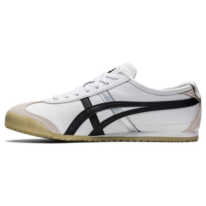 Onitsuka Tiger Mexico 66 Vita Silver Svarta Sneakers 1183C102-101 46