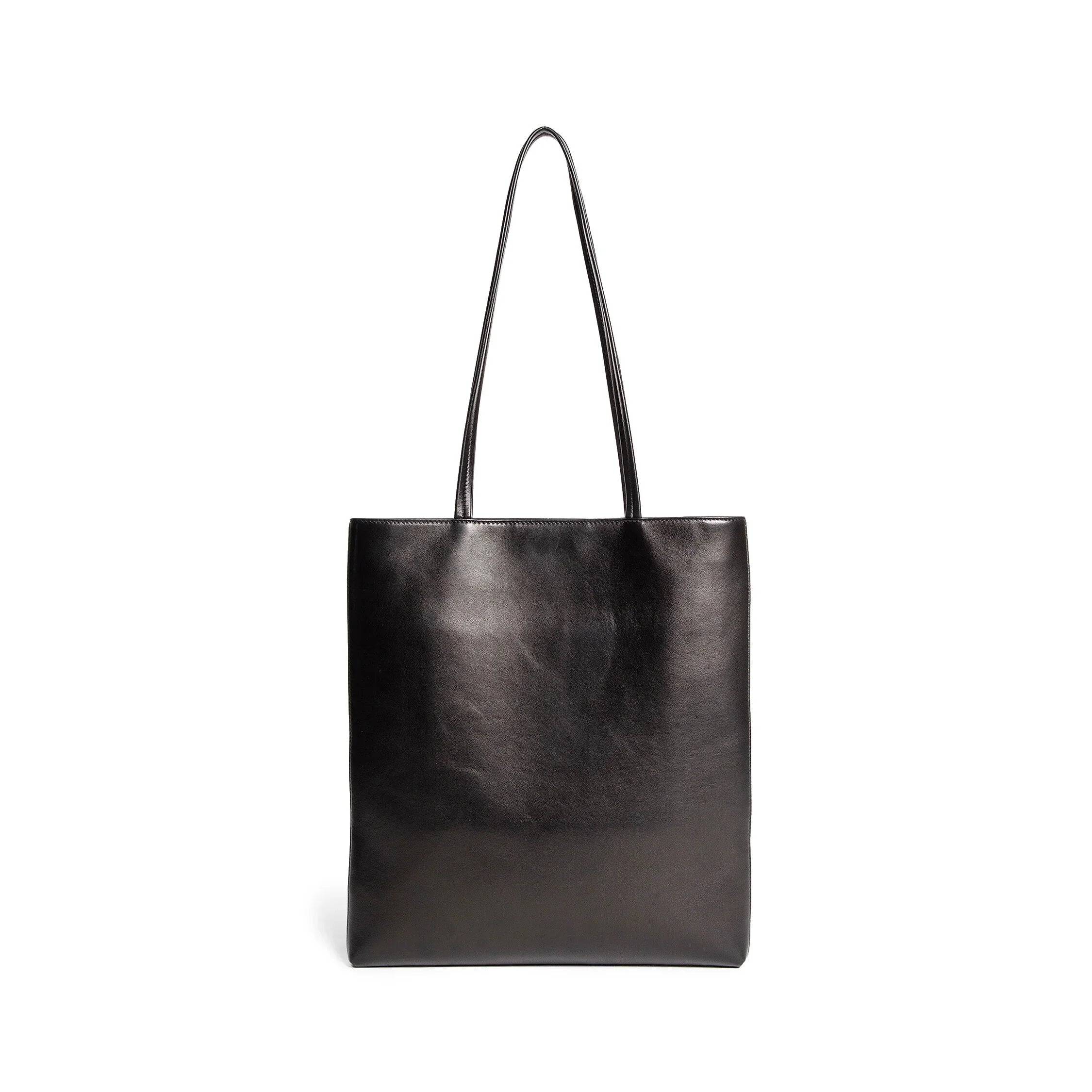 Flat tote bag - black - UNI