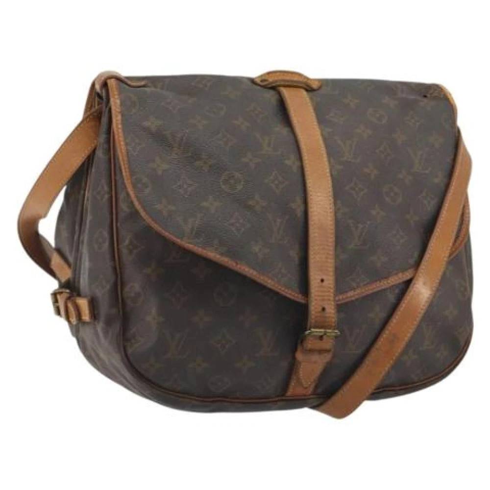 Louis Vuitton Vintage - Pre-owned Saumur 35 Axelremsväska Vintage - Dam - ONE Size - Läder