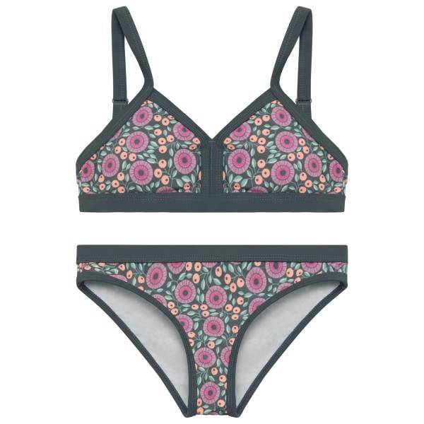 Color Kids Kid's Junior Bikini AOP Bikini Børn størrelse 128 farve grå