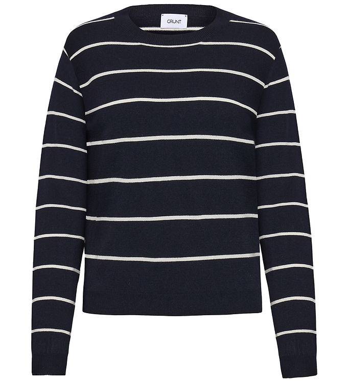 Grunt Bluse - Strik - GrFerro - Navy Stripe - Grunt - 16 år (176) - Bluse