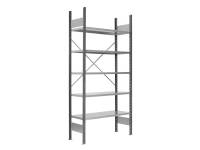 (ComputerSalg) Lagerreol V06 Følgesektion 2100x600 mm Åben / 7035