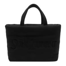 Saint Laurent, Taske, Herre, Sort, ONE SIZE, Bomuld, Sort bomuldstote bag