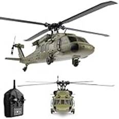 Fjärrkontroll helikopter K170 grön borstlös motor fjärrkontroll helikopter enkel vinge aileron fri 4CH 6-axlig gyroskop höjd för vuxen nybörjare