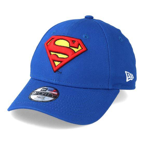 New Era - Blå adjustable Keps - Kids Superman 9Forty Blue Adjustable @ Hatstore