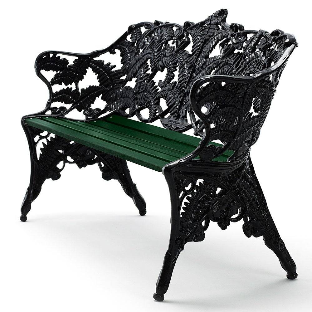 Byarums Bruk, Classic sofa ender: sort / træ: grønlakeret fyrretræ