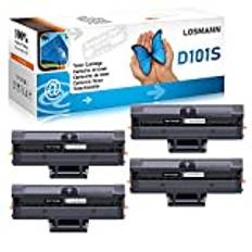 LOSMANN toner kompatibel för Samsung MLT-D101S/ELS MLT-D101S ML-2161 för Samsung SCX-3401 SCX-3405 SCX-3405F SCX-3405FW SCX-3405W SF-760P ML-2160 ML-2162 ML-2164 ML-2164 ML-2164 ML-2164 ML-2164 ML-2164 ML-2164 ML-2164 ML-21664W ML-2165 ML-2165W ML-2168 4x Toner